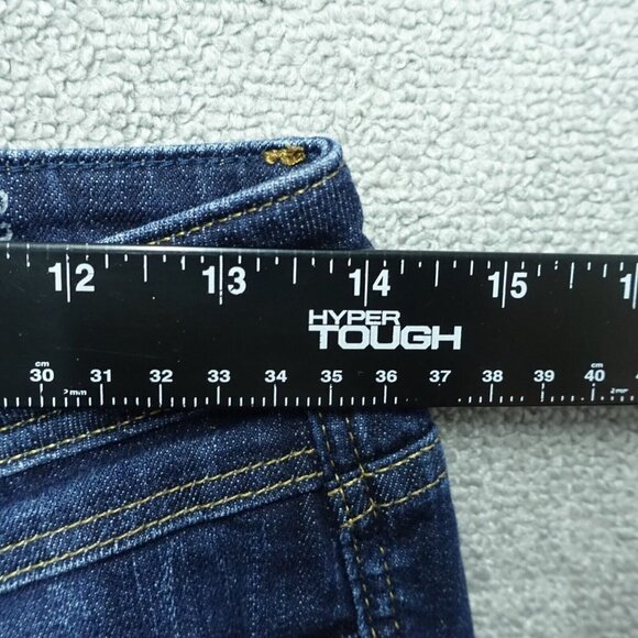 edc by Esprit Jeans Womens  Size W25/L28 Dark Blue Straight Fit Denim Low-Rise - Picture 5 of 9